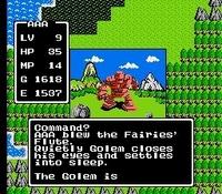 une photo d'Ã©cran de Dragon Quest sur Nintendo Nes